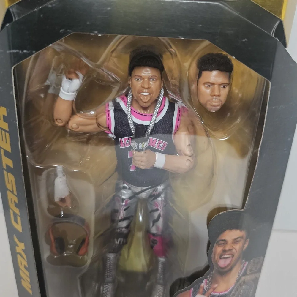 AEW Unrivaled Collection Series 14 Max Caster #129 Wrestling Figure - New In Box
